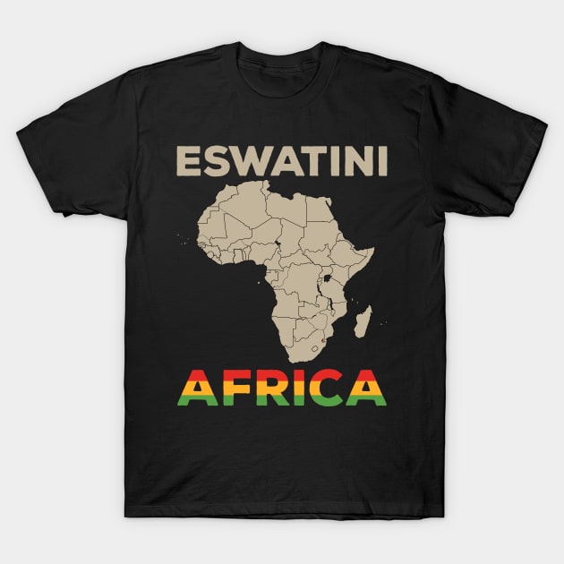 Eswatini-Africa T-Shirt by Cuteepi